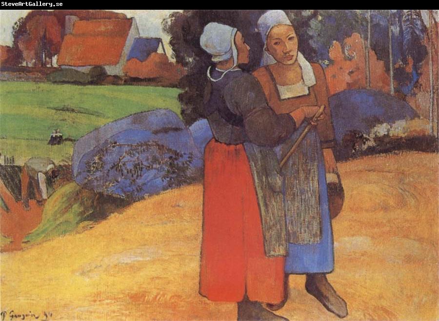 Paul Gauguin Breton Peasants